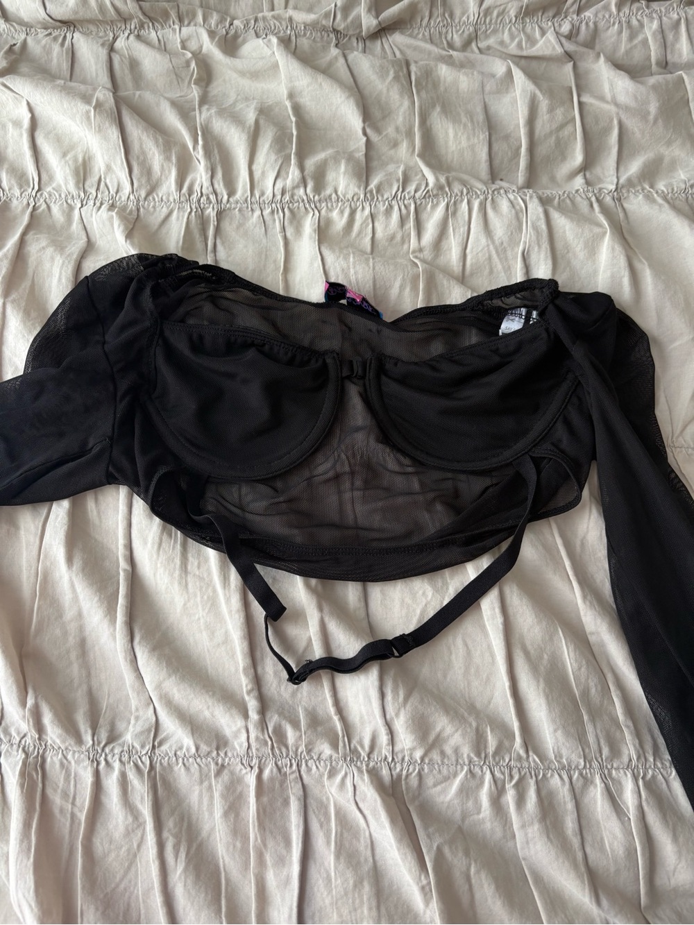 Edikted Lin Mesh Bra Top